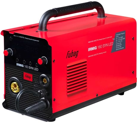Сварочный полуавтомат FUBAG IRMIG 160 SYN LED (с горелкой 150А в комплекте) 646402