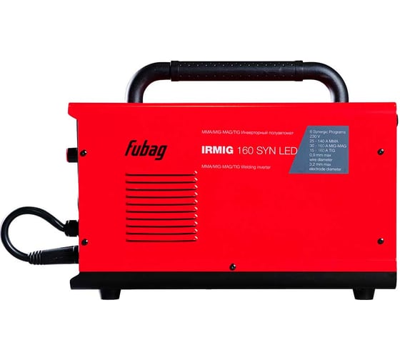 Сварочный полуавтомат FUBAG IRMIG 160 SYN LED (с горелкой 150А в комплекте) 646402