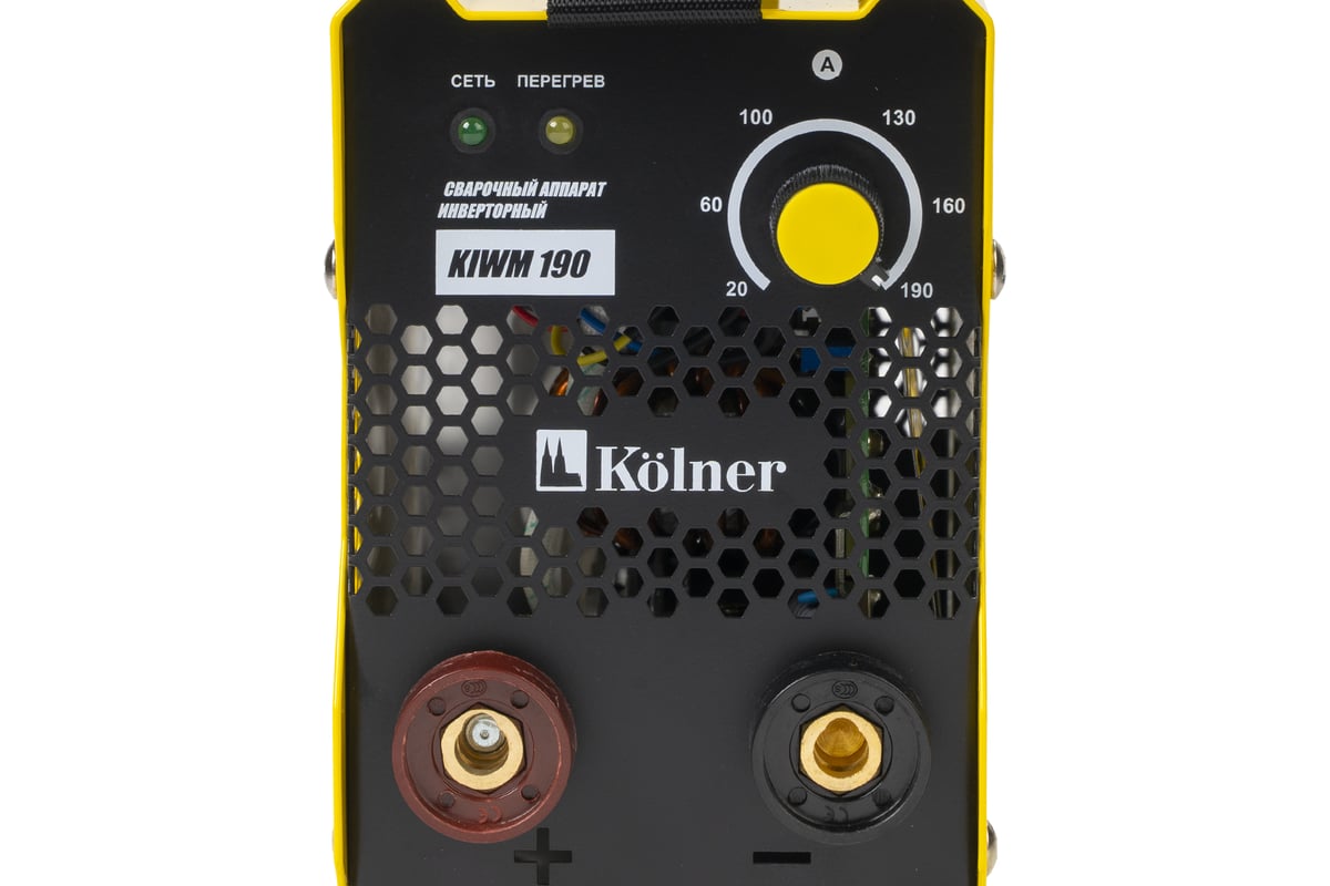 Сварочный инверторный аппарат Kolner KIWM 190А IGBT 3,5 кВт, 20-190 А ...