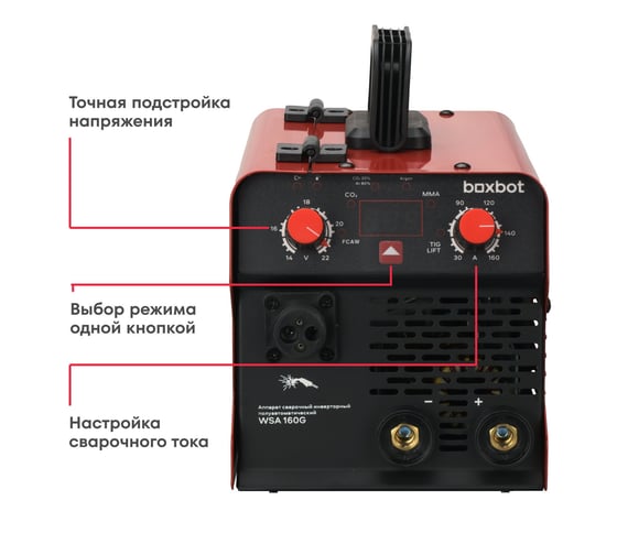Полуавтомат сварочный Boxbot WSA 160G 902190.WSA-160G-2