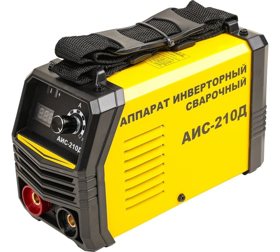 Инвертор сварочный СПЕЦ АИС-210Д, дисплей, 230 В, А20-210, электр. 1,6-4 мм (акс.в компл.) + краги 4188/И-8079-И