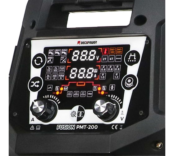 Сварочный полуавтомат DECAPOWER FUSION PMT-200 PMT200