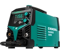 Сварочный аппарат Rokodil Magnus 1600G, полуавтомат инверторный, с газом/ без газа, аргонодуговой, по металлу, MiG/ MaG, MMA, TiG, 160 A, 0, 8/ 1мм проволока, 1-4 мм эл. 1050032