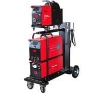 Сварочный полуавтомат FUBAG XMIG 500T DW PULSE (31399) + подающий механизм DRIVE XMIG DW PULSE (31400) + горелка FB 550W 3m(31652) + блок жидкостного охлаждения Cool XMI 31399.2