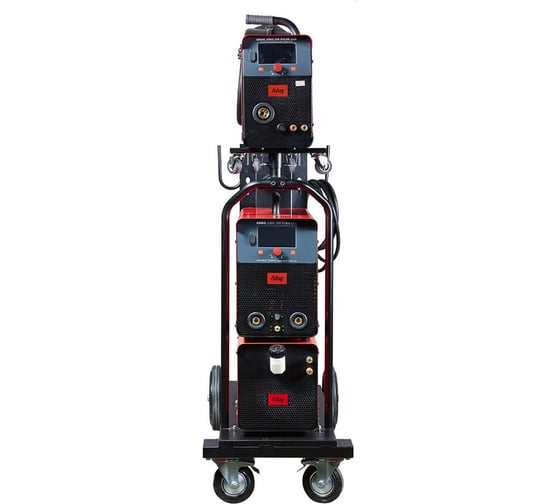 Сварочный полуавтомат FUBAG XMIG 500T DW PULSE (31399) + подающий механизм DRIVE XMIG DW PULSE (31400) + горелка FB 550W 3m(31652) + блок жидкостного охлаждения Cool XMI 31399.2