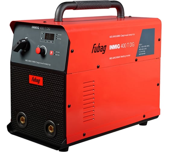 Cварочный полуавтомат FUBAGINMIG 400T DG (31440) + подающий механизм DRIVE INMIG DG (41125) + шланг-пакет 5 метров 35мм2 6 pol с воздушным охлаждением (31442) + горелка 31440.4