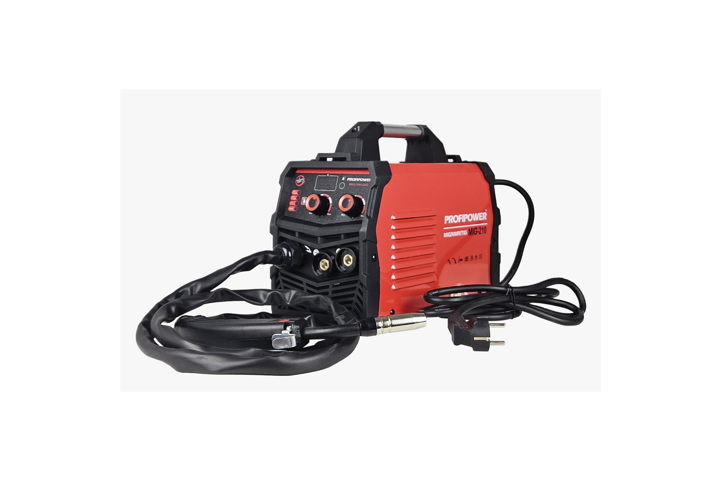 СварочныйполуавтоматProfipowerинверторбезгазаMIG-210MIG/MMA/TIG(3B1)E0256