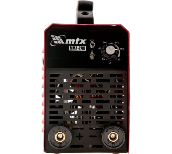 Аппарат инверторной дуговой сварки MTX MMA-220L, 220 А, ПВ60%, 1,6-5,0 мм 94385