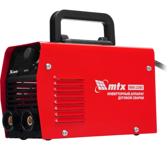 Инверторный аппарат дуговой сварки MTX MMA-220BS, 220 А, ПВ 60% 94399