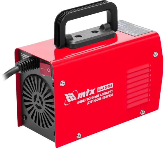 Инверторный аппарат дуговой сварки MTX MMA-200BS, 200 А, ПВ 60% 94398