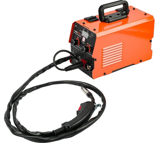 Полуавтомат сварочный инверторный СПЕЦ ПРОМО MAG-180 Invertor,+ММA, 1*230В, А20-160, диам.пров.0,8-0,1мм, d электр до 4мм (проволка FLUX в комплекте d=1мм, 0,25кг) 4156