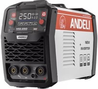 Сварочный аппарат ANDELI MIG-250B LED 3 в1 (MIG без газа, MMA, LIFT TIG) артикул ADL20-702A ADL20-702А