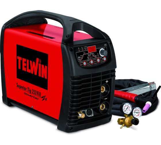 Сварочный аппарат Telwin SUPERIOR TIG 252 AC/DC HF/LIFT VRD + TIG ACC. 816117