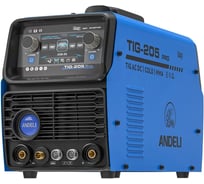 Сварочный аппарат ANDELI TIG-205 PRO ACDC типы сварки TIG(AC-DC)/Lift TIG/COLD/MMA артикул ADL20-501