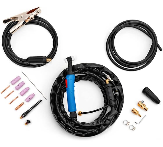 Аппарат сварочный ЕВМ TIG WavePower 200 AC/DC Pulse LED дисплей+ Педаль ДУ, 5м+Маска сварщика ф5 Хамелеон 1507178