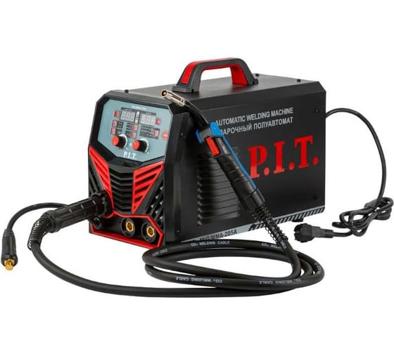 Сварочный полуавтомат P.I.T. PMIG205-С2 (5.8кВт, 205А, ПВ-60, MMA 1,6-4,0мм, MIG 0,8-1,0мм PMIG205-C2 1