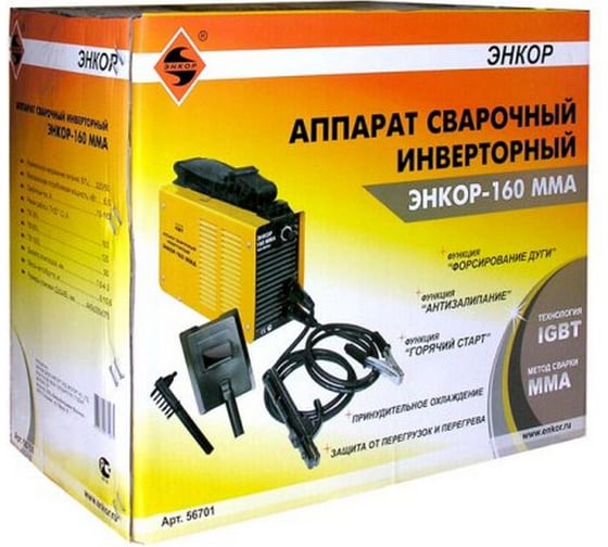 Сварочный инвертор Энкор-160 MMA 56701