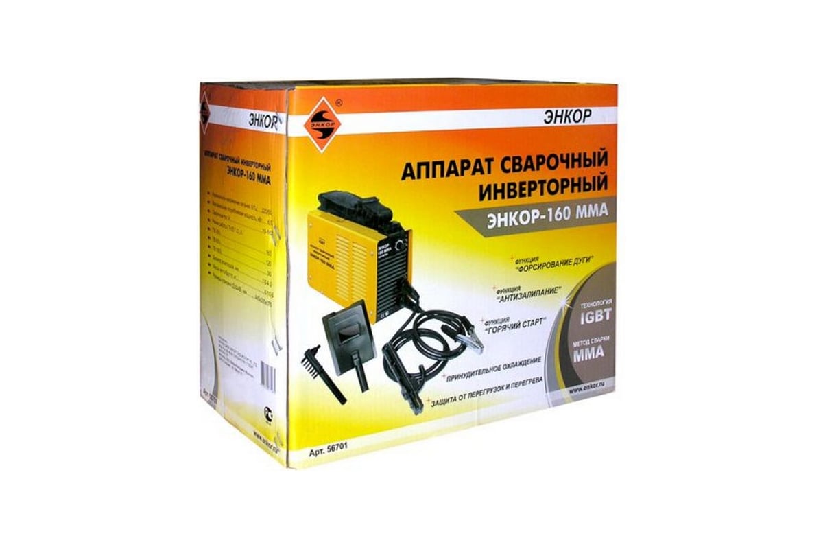 Сварочный инвертор Энкор-200 MMA 56703 - доступная цена, описания и ...
