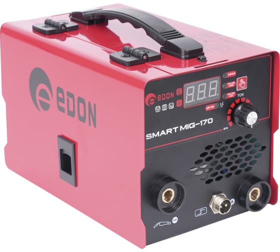 Сварочный аппарат Edon Smart MIG-170 (MIG (FCAW) 50-170A 0.8-1 мм., MMA 20-170A., 2-4 мм.Lift TIG) 40591 1