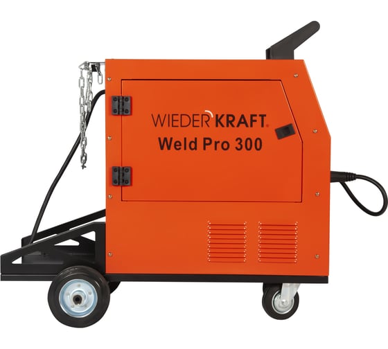 Сварочный инверторный аппарат WIEDERKRAFT 300A 380В MIG/MAG/MMA/Lift TIG горелка 24AK WELD Pro 300