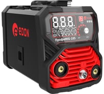 Сварочный инверторный полуавтомат EDON ПрофиMIG-185 (MIG (FCAW) 50-185A 0.8-1 мм, MMA 20-185A, 2-4 мм, большой дисплей, катушка с п 25071