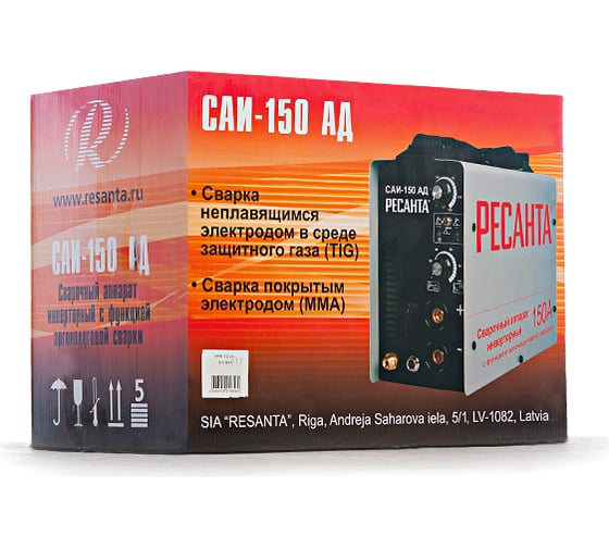 Инверторный сварочный аппарат Ресанта САИ 150 АД 65/12