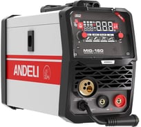 Инвертор сварочный полуавтоматический ANDELI MIG-160 AIR режимы MIG/LIFT TIG/MMA артикул ADL20-215