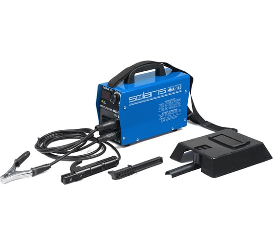 Инвертор сварочный SOLARIS MMA-165 + AK (220В,20-165А) ЦБ-4454062928