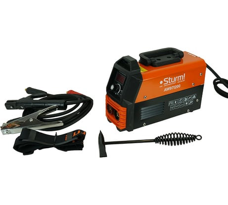 Сварочный инвертор Sturm 200А, ПВ 60%, 170-250В, HotStart/AntiStick/ArcForce AW97I200