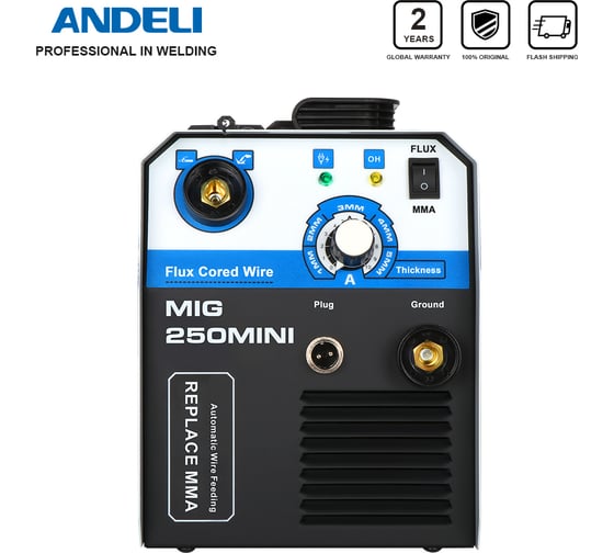 Сварочный аппарат ANDELI MIG-250MINI ADL20-213