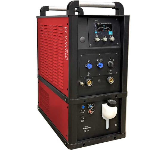Сварочный аргонодуговой аппарат ROSWELD TIG 352W PULSE AC/DC со сваркой на переменном токе с блоком охлаждения(БЖО,тел.бал.,ящик,кз.3м,гор.4м,охл.жид.) RT352WACDCB3184