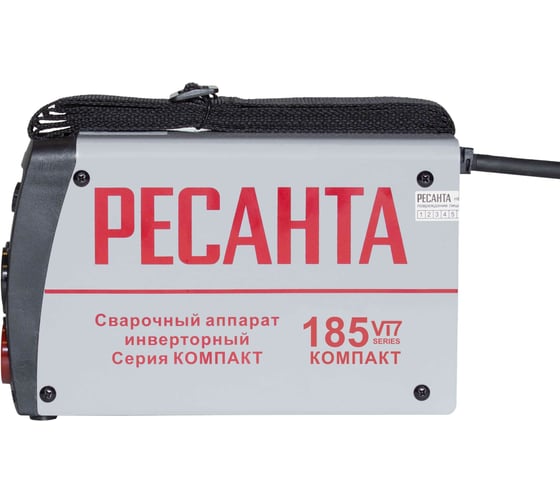 Сварочный аппарат инверторный Ресанта САИ 185VI7 Компакт 900/65/106
