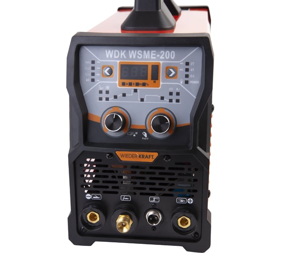 Сварочный инвертор аргонодуговой сварки WIEDERKRAFT AC DC PULSED TIG  WDK WSME-200