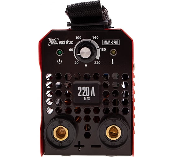 Инверторный аппарат дуговой сварки MTX MMA-220S, 220 А, ПВ60, диам.эл. 1,6-5,0 мм  94392