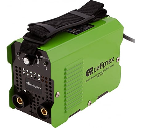 Инверторный аппарат дуговой сварки СИБРТЕХ ИДС-190K, 190 А, ПВ 80, диам.эл. 1,6-4 мм 94394