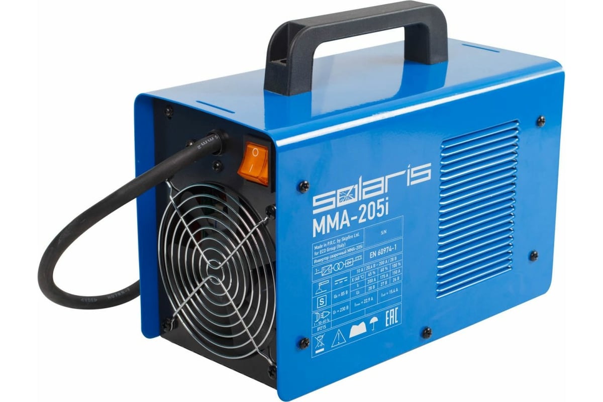Сварочный инвертор SOLARIS MMA-205i - доступная цена, описания и ...