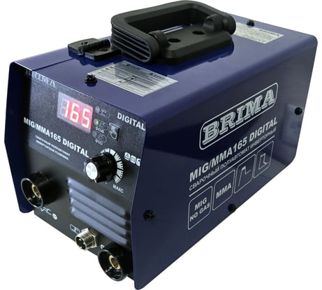 Сварочный полуавтомат Brima MIG/ММА 165 Digital с катушкой флюсовой проволоки 220В НП000001035