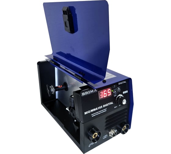 Сварочный полуавтомат Brima MIG/ММА 165 Digital с катушкой флюсовой проволоки 220В НП000001035
