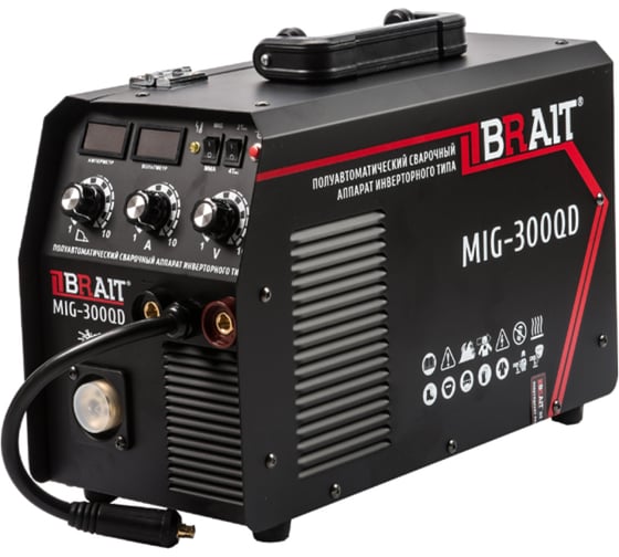 инвертор полуавтомат BRAIT MIG-300QD 18.01.015.043 - низкая .