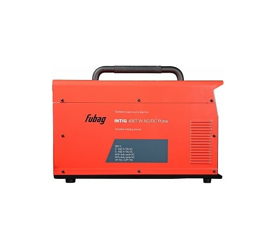 Инвертор FUBAG сварочный INTIG 400 T W AC/DC PULSE + горелка FB TIG 26 5P 4m, 31456.2