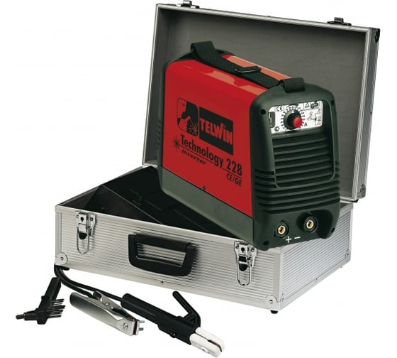 Сварочный инвертор Telwin Technology 228 CE/GE 230V в кейсе