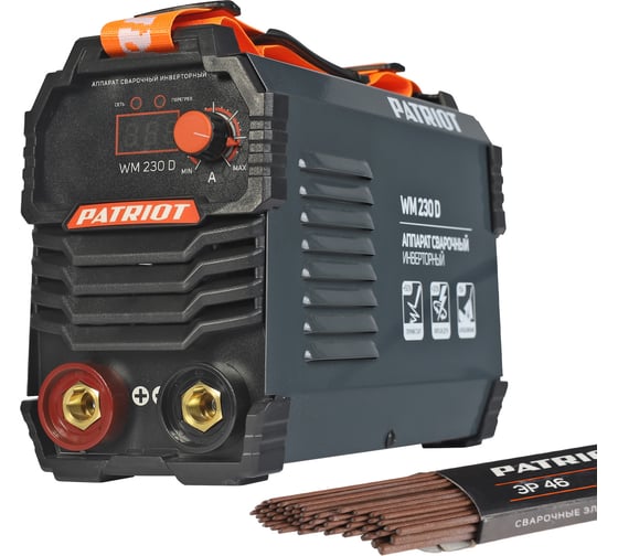 Cварочный инверторный аппарат Patriot WM230D MMA с маской 311D 605302290