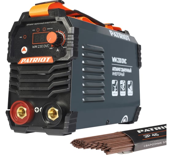 Cварочный инверторный аппарат Patriot WM230DVC MMA с маской 300D 605302291 1