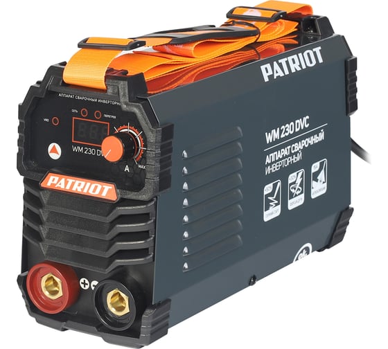 Cварочный инверторный аппарат Patriot WM230DVC MMA с маской 300D 605302291