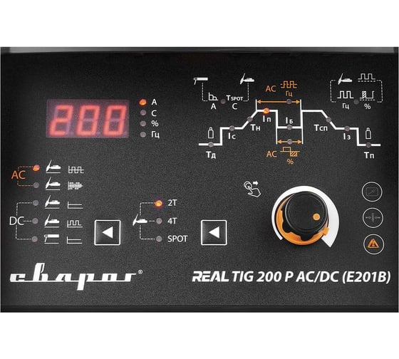 Сварочный инвертор Сварог TIG 200 P AC/DC REAL (E201B) 98986