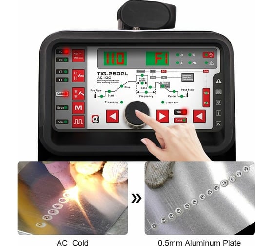 Сварочный аппарат ANDELI TIG-250PL ADL20-109