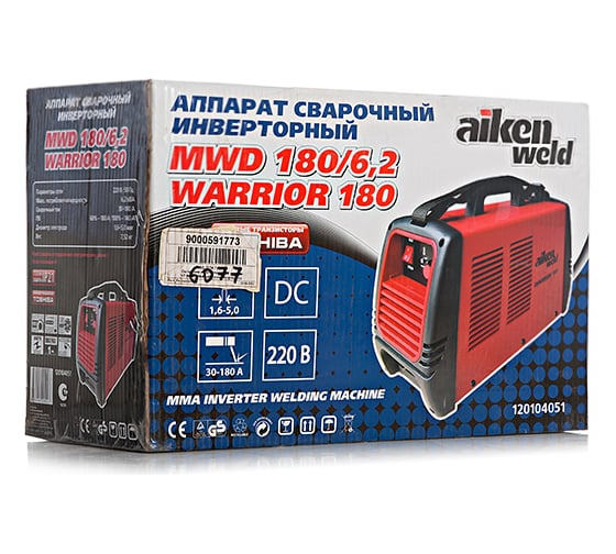 Сварочный инвертор AIKEN MWD 180/6,2 Warrior 180 Case 120104062
