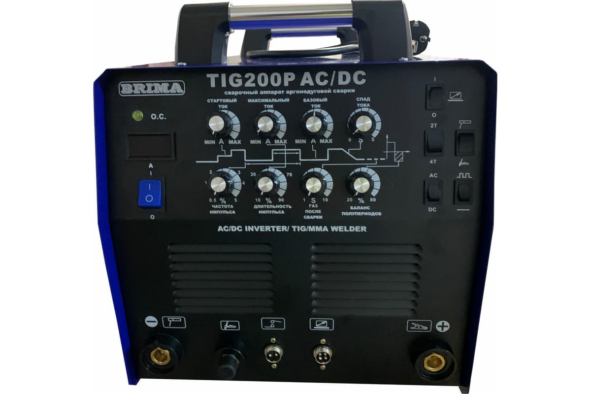 Инверторная установка Brima TIG-200P AC/DC 220В HF 0005682