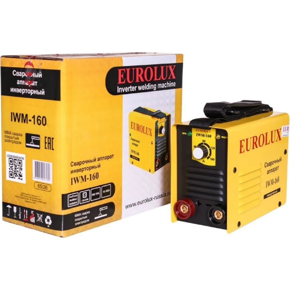ИнверторныйсварочныйаппаратEuroluxIWM16065/26