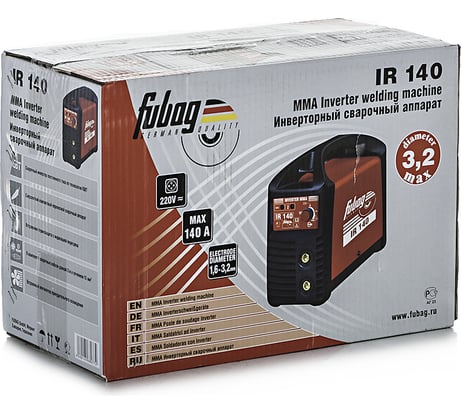 Сварочный инвертор FUBAG IR 140